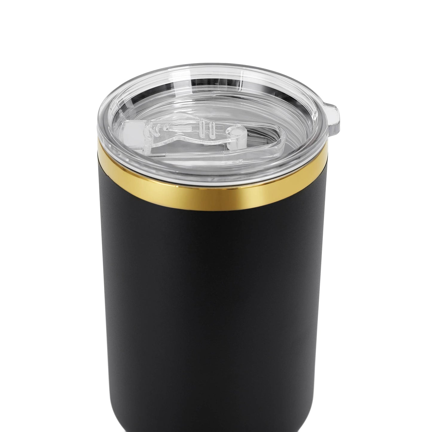 Makerflo 40 oz Gold Electroplated Powder Coated Tumbler: Black / Singles