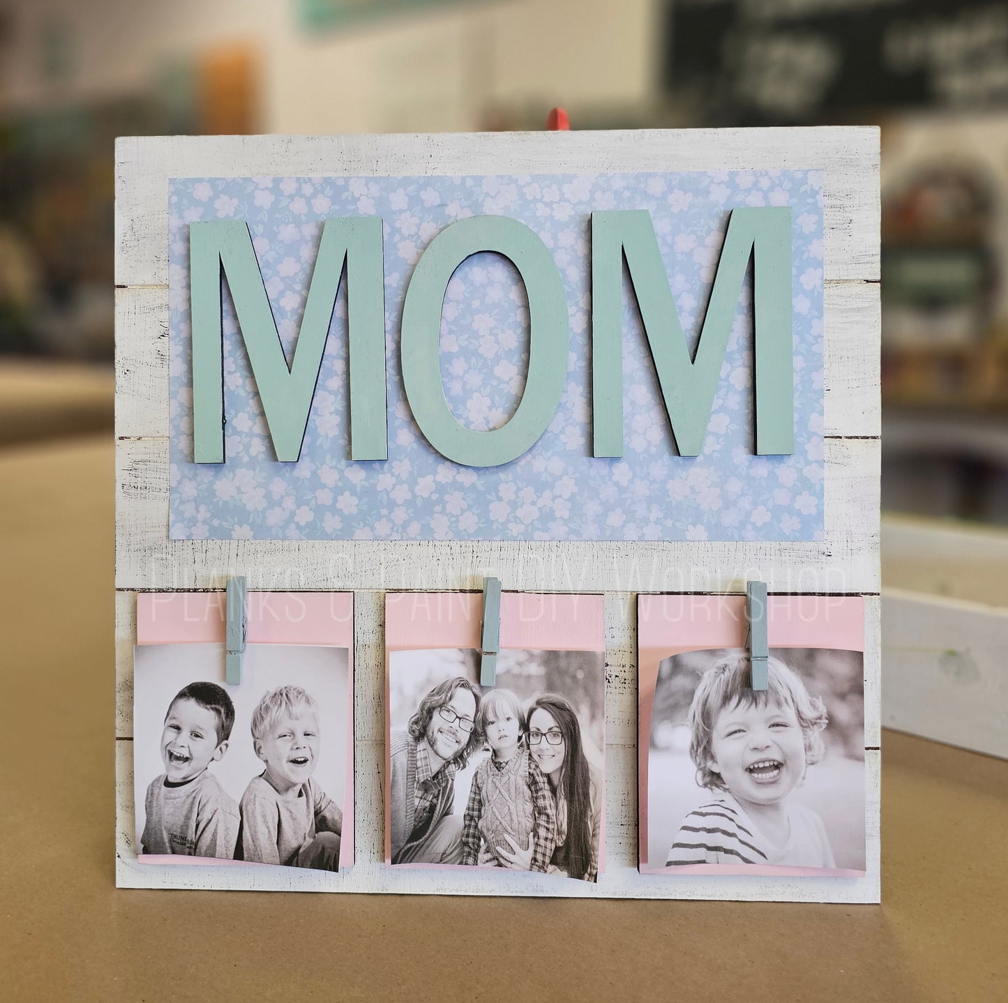 Mom Shiplap Frame
