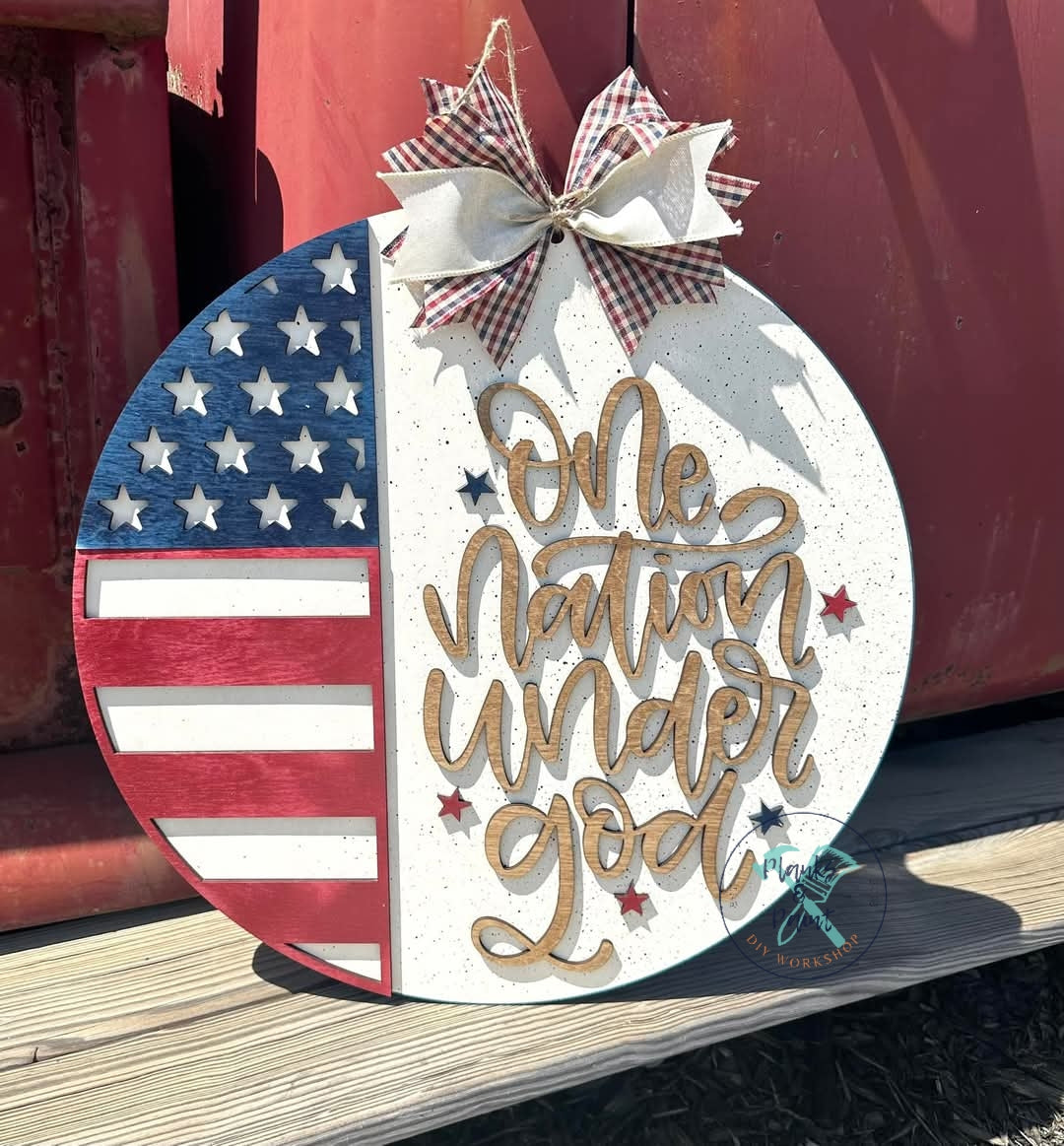One Nation Door Hanger