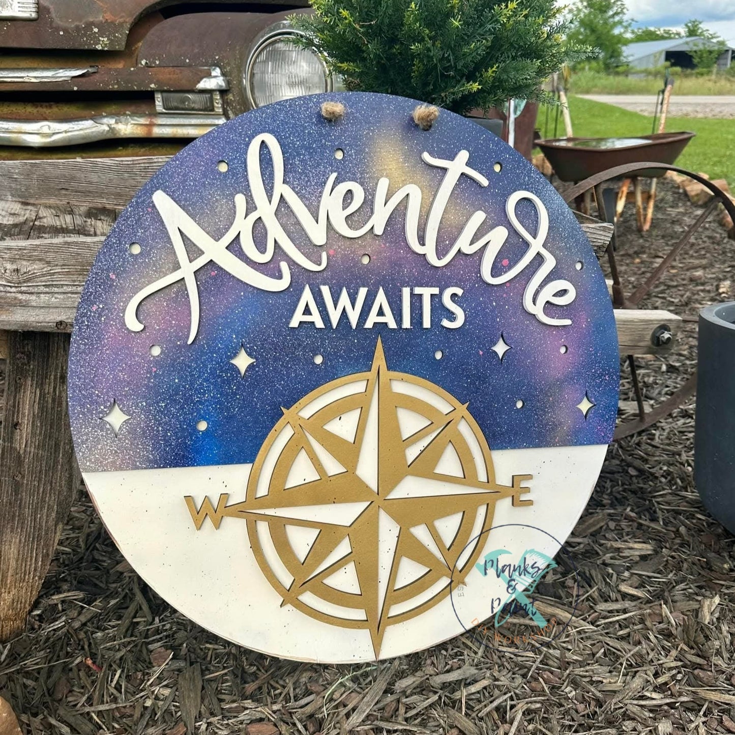 Adventure Awaits Door Hanger