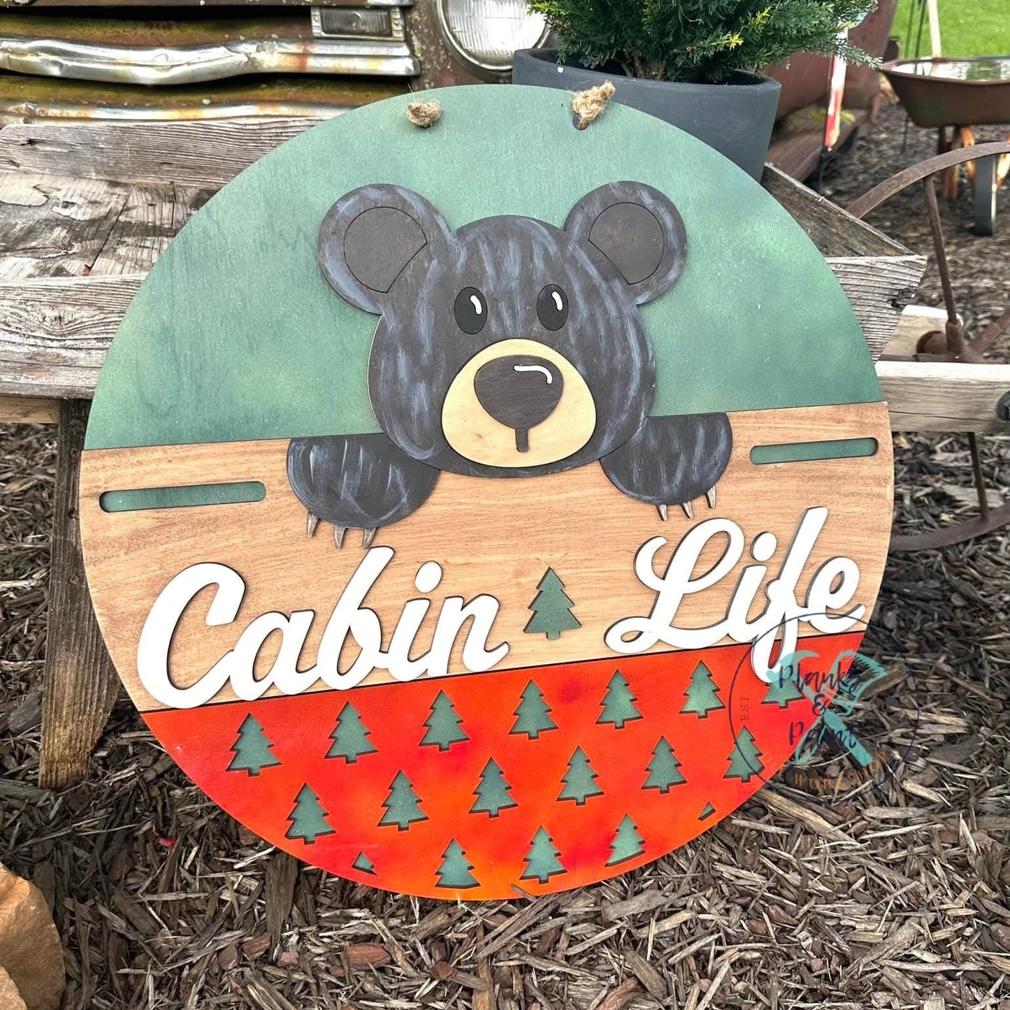 Cabin Life Door Hanger