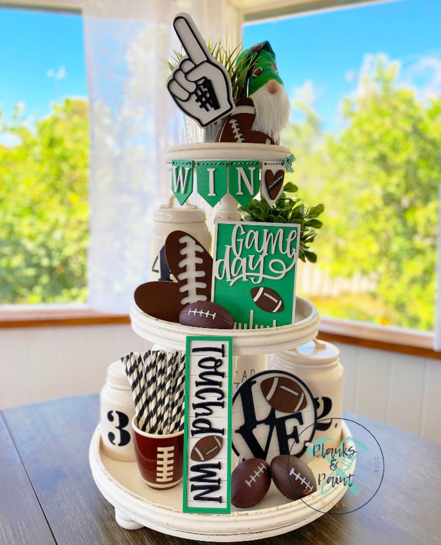 Game Day Tiered Tray Set