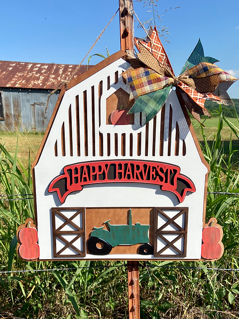Happy Harvest Barn Door Hanger