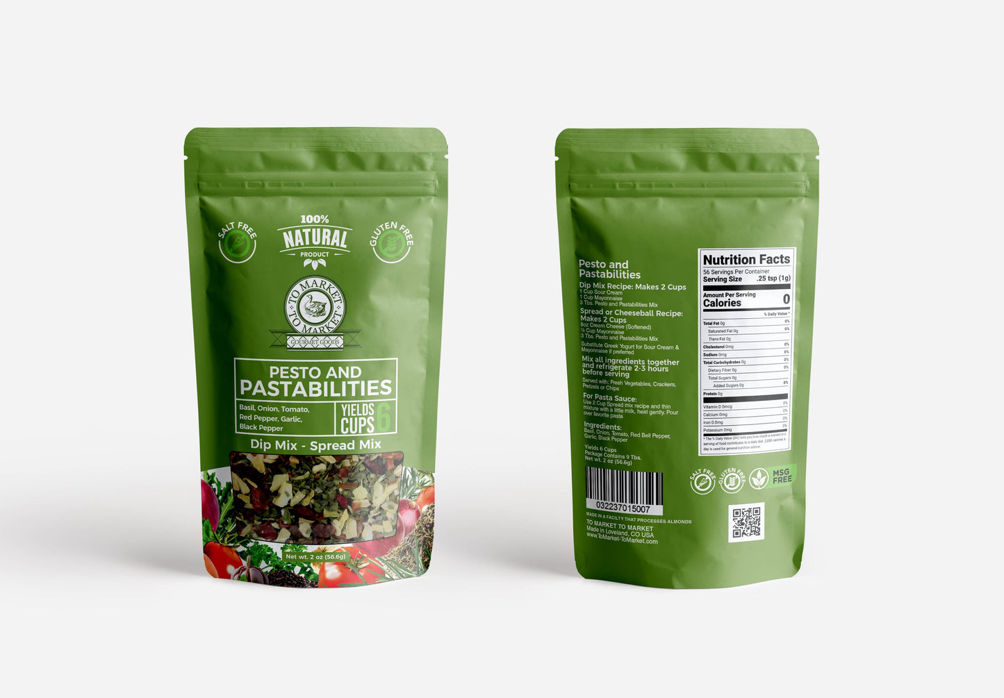 To Market- To Market - Dips & Spreads - Pesto and Pastabilities - Dip Mix