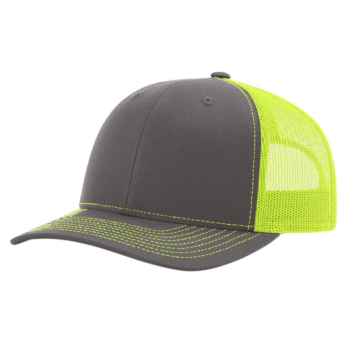 The Park Wholesale - Richardson 112 Classic Premium Trucker Hat, Snapback Cap: Columbia Blue/Black