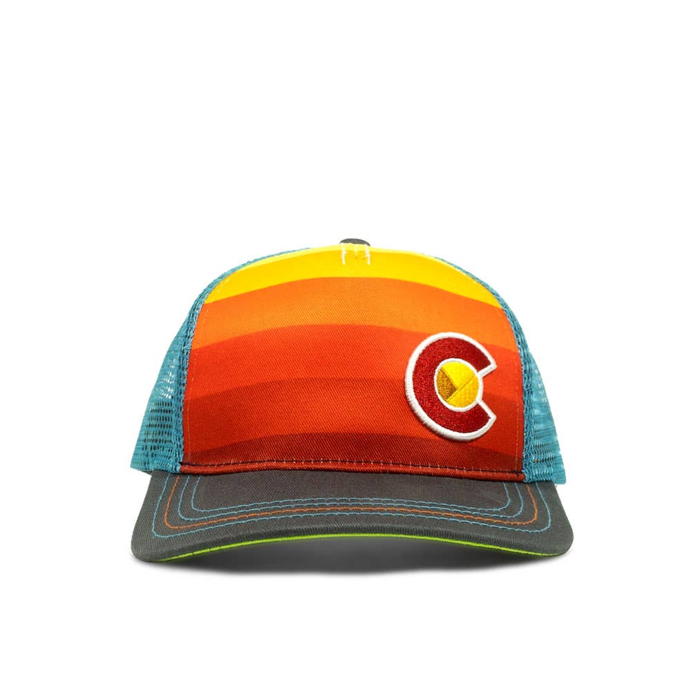 YoColorado - Hat - Lil' Fit Sunset Fader Curve Bill