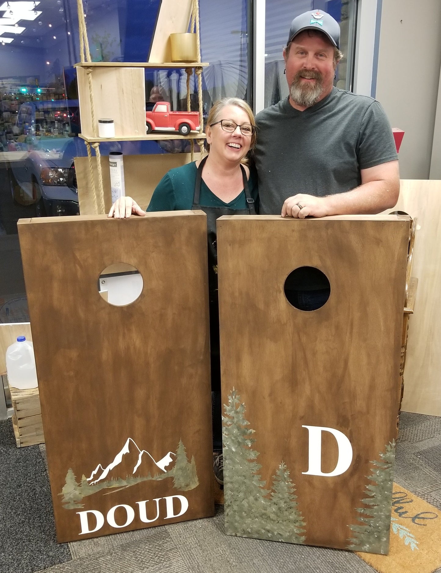 Custom Hand Painted Cornhole Boards
