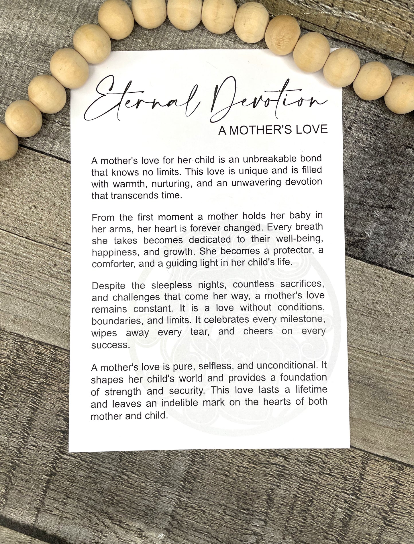 Eternal Devotion - A Mother's Love