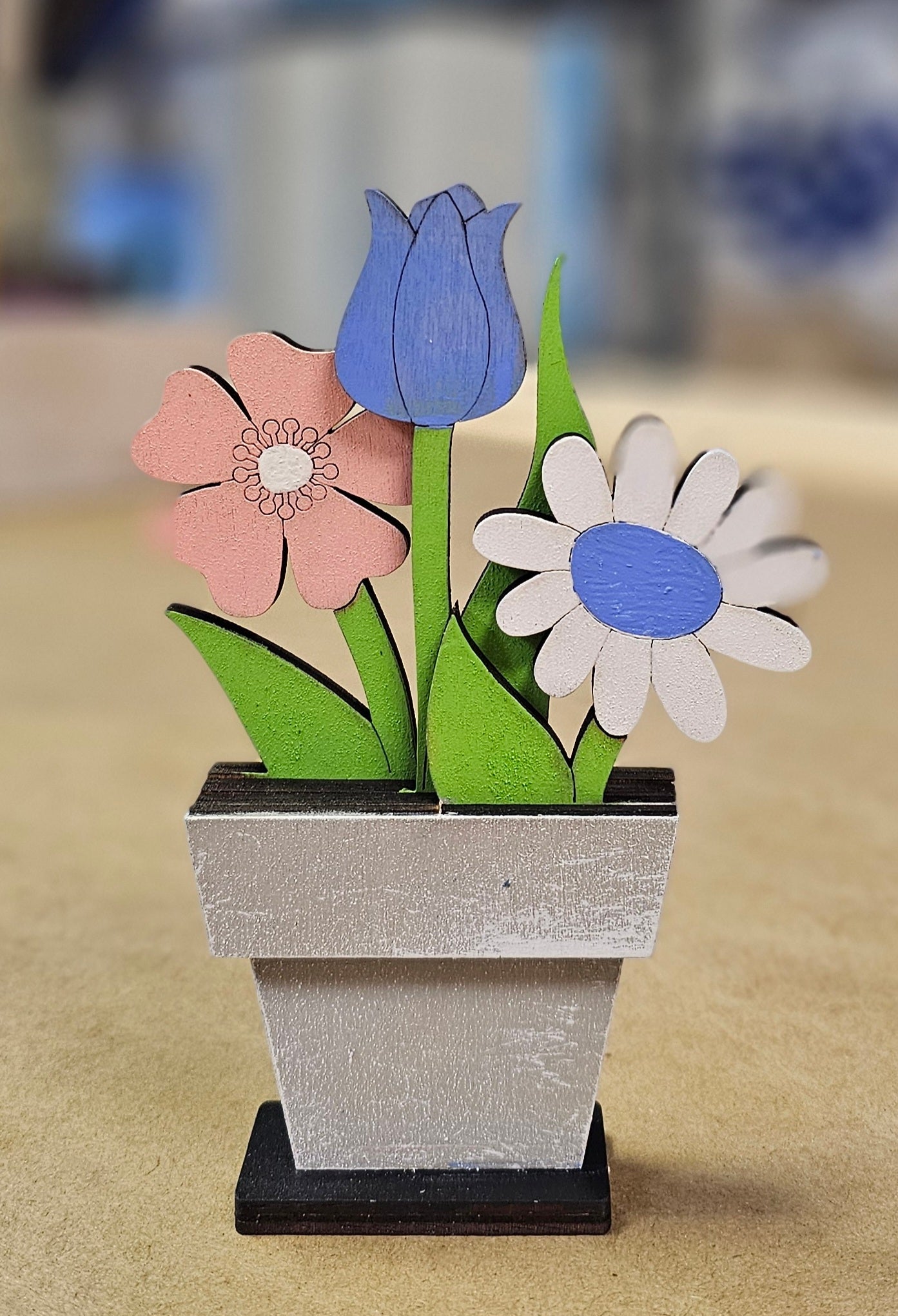 Flower Pot DIY Pop Out Kit