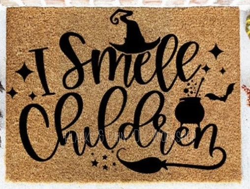 I Smell Children Door Mat