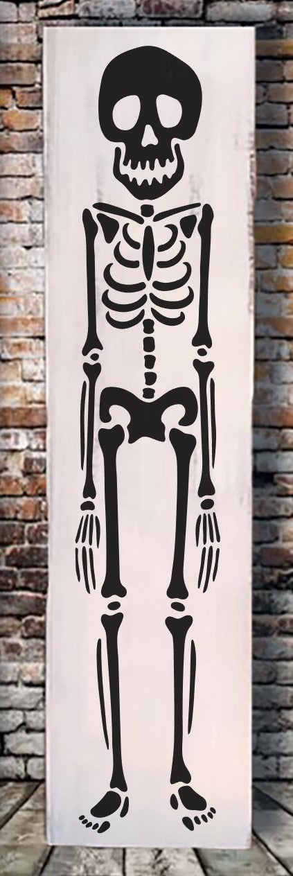 Skeleton Porch Leaner