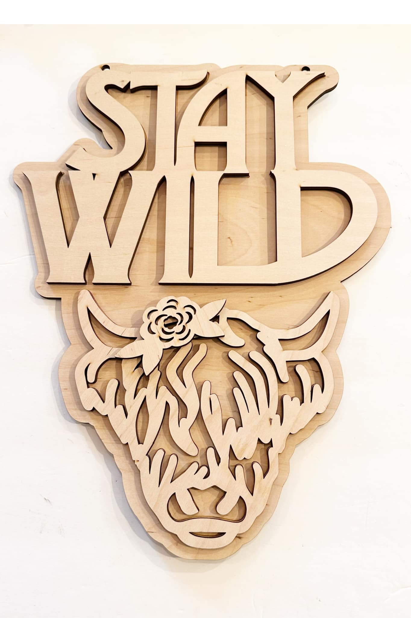 Kid's Stay Wild Door Hanger