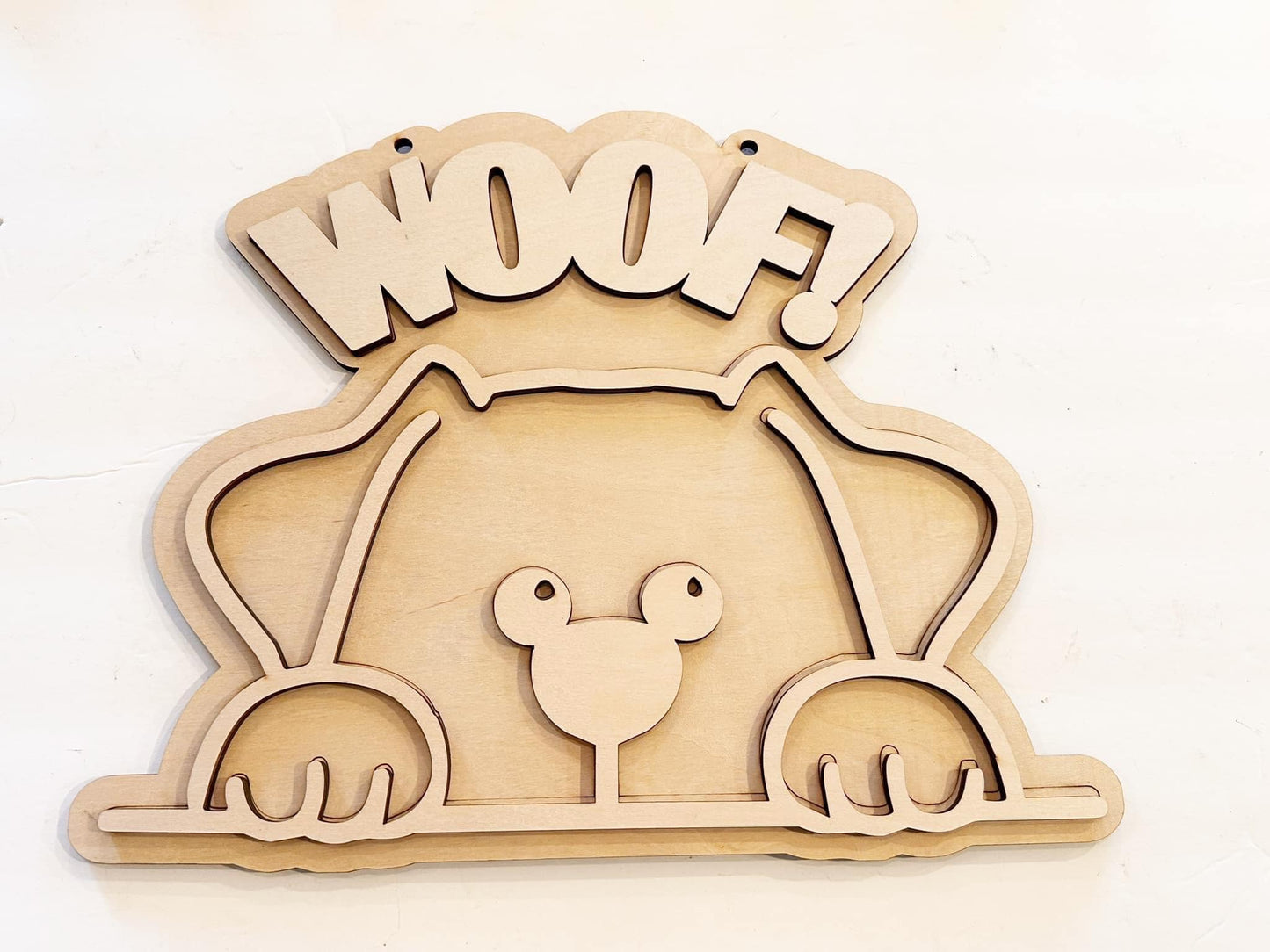 Kids Woof Door Hanger