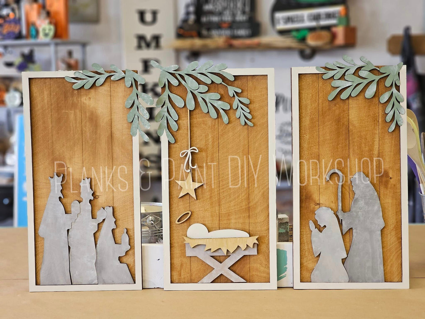 Nativity Trio Wall Decor