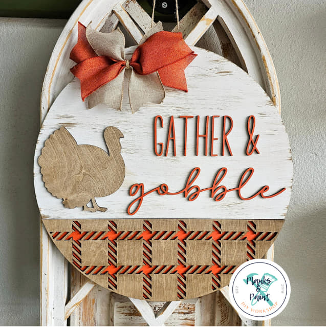 Gather & Gobble 20in Door Hanger