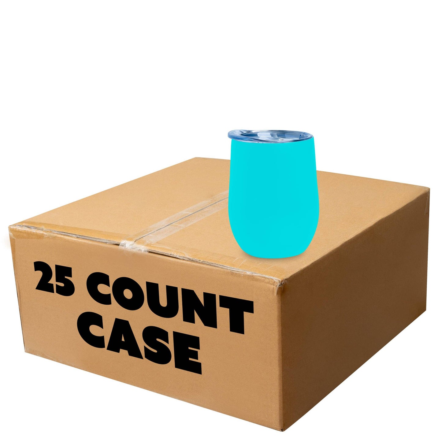 Makerflo 12 oz Powder Coated Tumbler (Multicolor Available): Black - Singles ($6.95/ea)