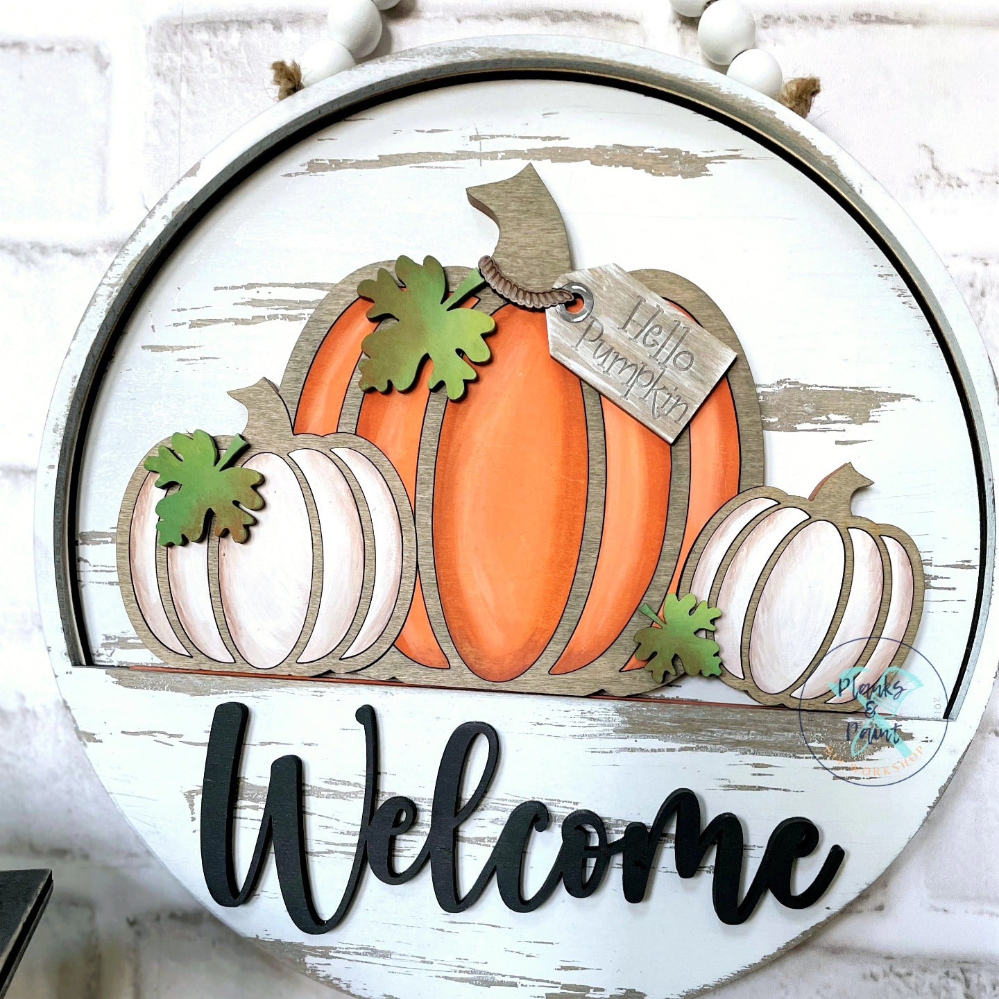 Interchangeable Welcome Door Hanger
