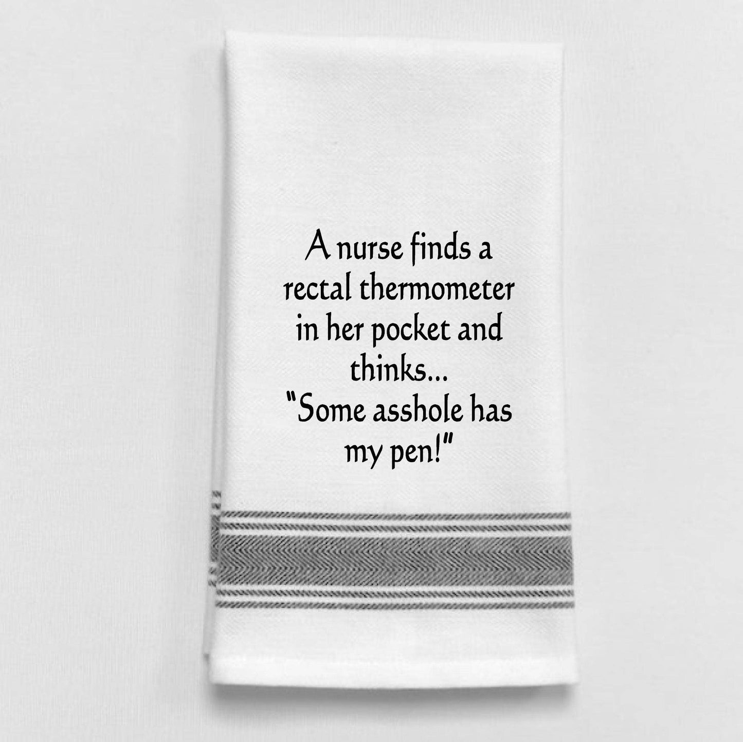 Wild Hare Designs - BB-A-122 A nurse finds a rectal thermometer…
