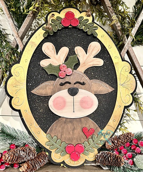 Reindeer Door Hanger