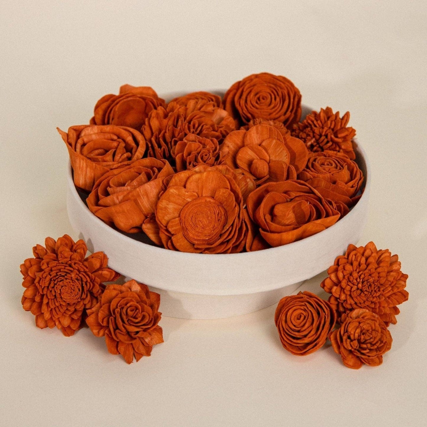 25-Pack of Terracotta-Colored Mixed Flowers: 25 Pack