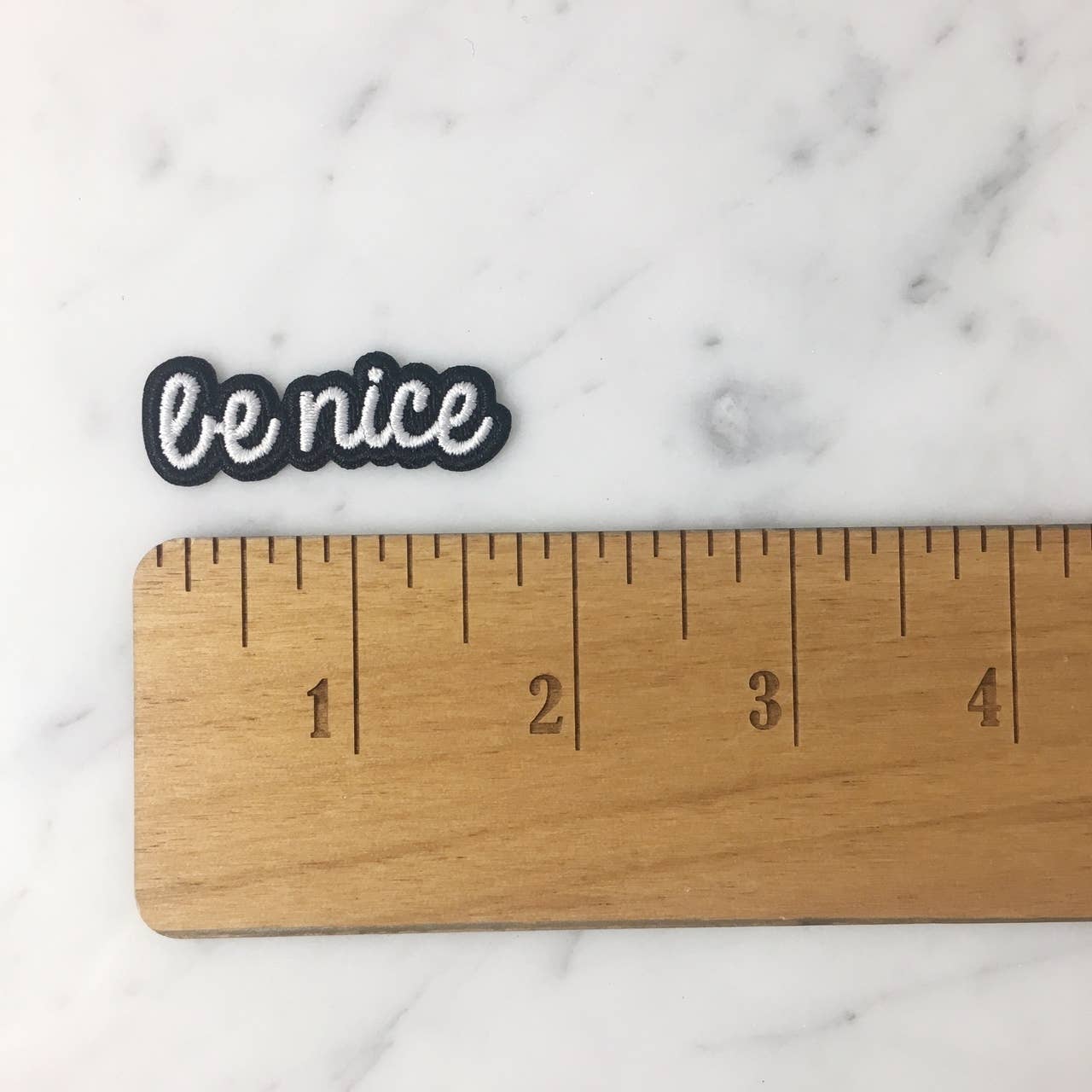 Wildflower + Co. - Word! Be NiceText Patch