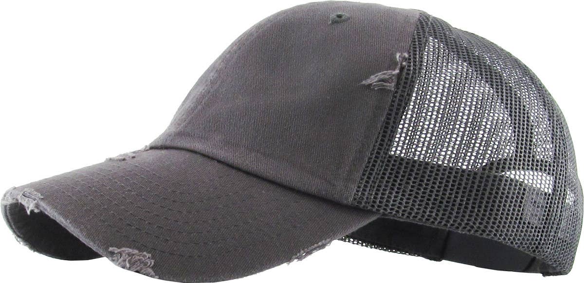 KBETHOS - Vintage Mesh Baseball Cap: Royal