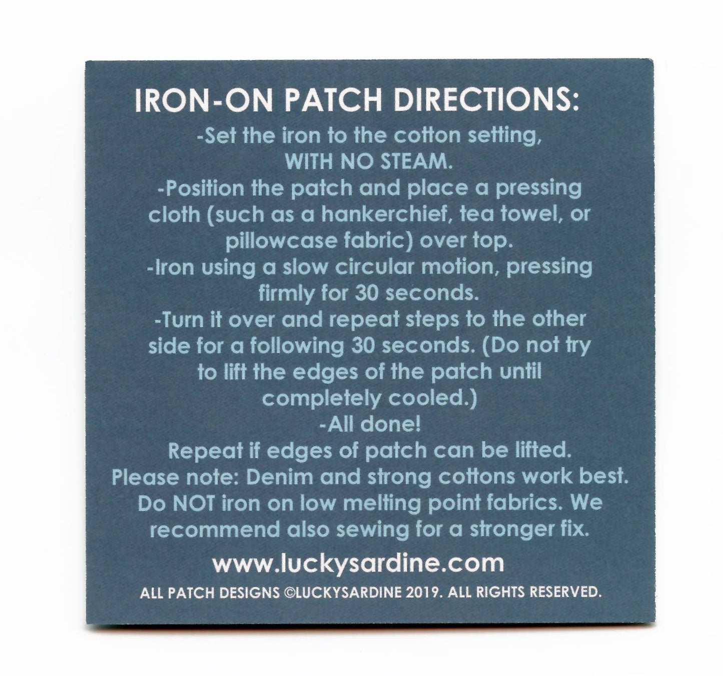 Lucky Sardine - Ocean Sunset Embroidered Patch: No (Loose Patches)