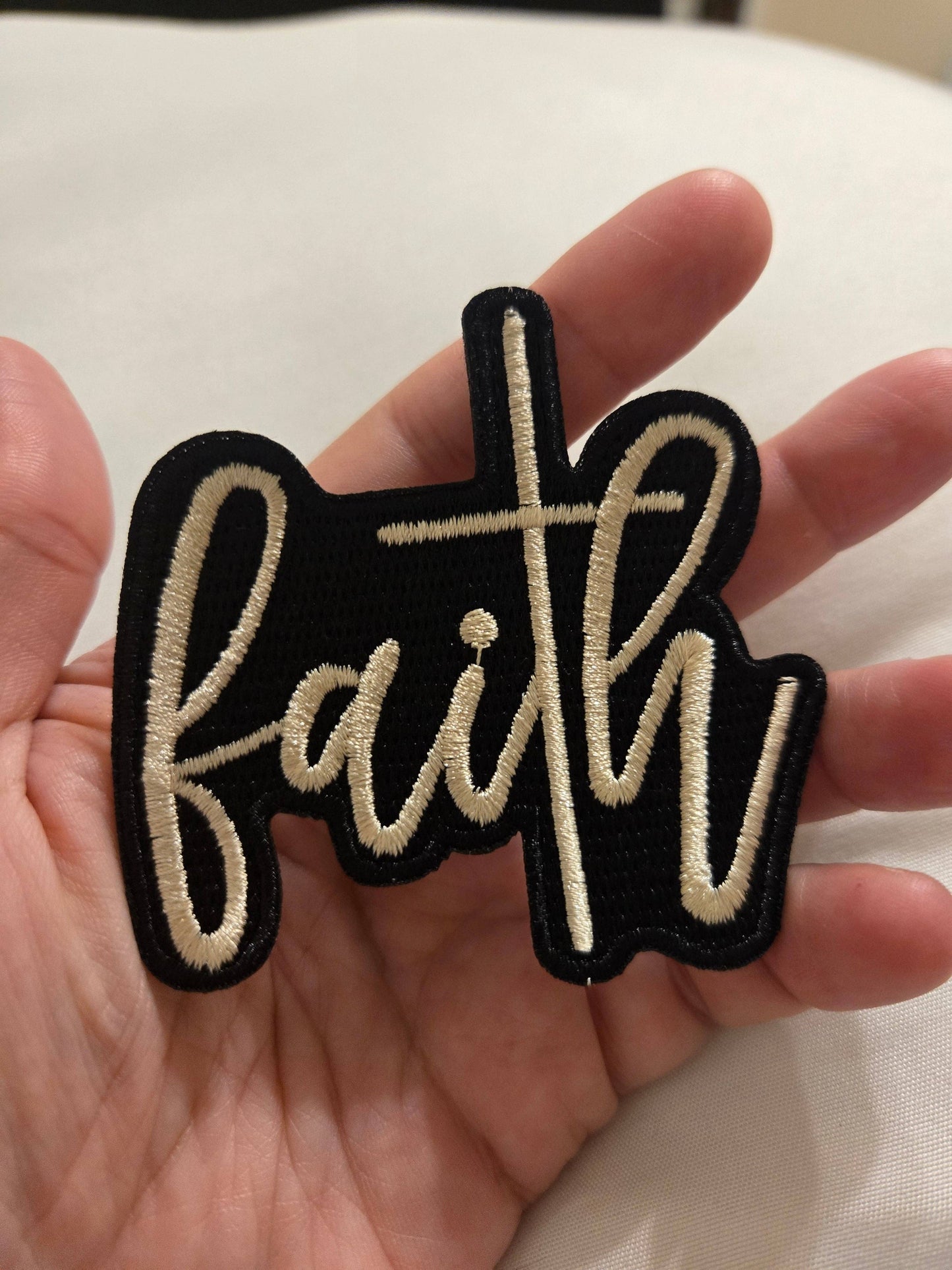 Faith Iron-On PATCH: Single Patch