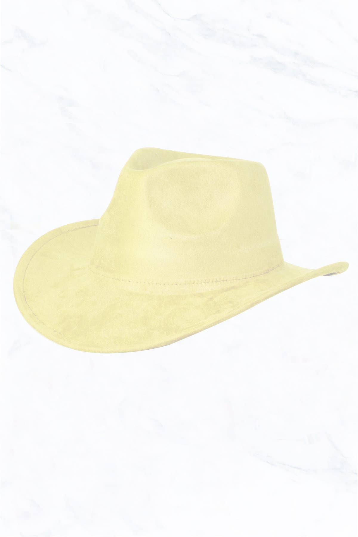 Suzie Q USA - Suede Regular Cowboy Fedora Hat: Beige