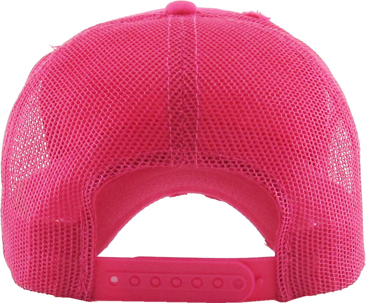 KBETHOS - Vintage Mesh Baseball Cap: HPK-STN