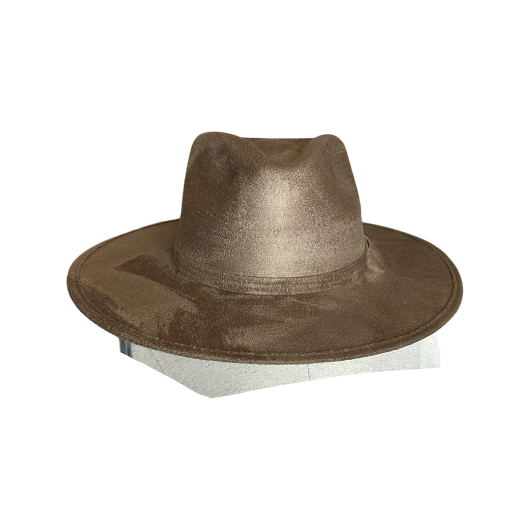 Nati Natash - Rancher Vegan Suede Hat - W: Medium / Khaki