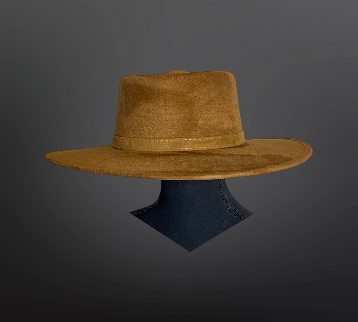 Nati Natash - Crown Vegan Suede Flat Brim-W: Medium / Jean Blue