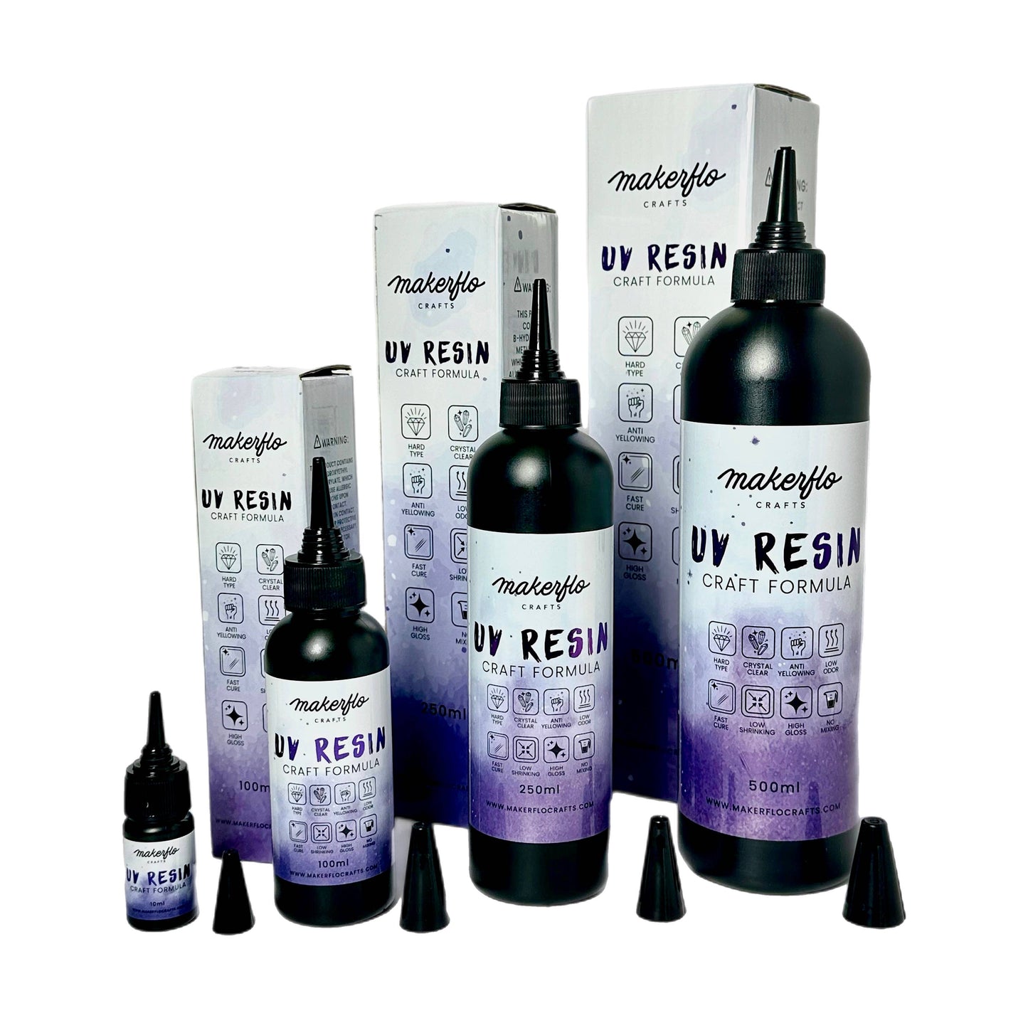 Makerflo UV Resin Craft Formula Ultraviolet Curing Resin: 250 ml