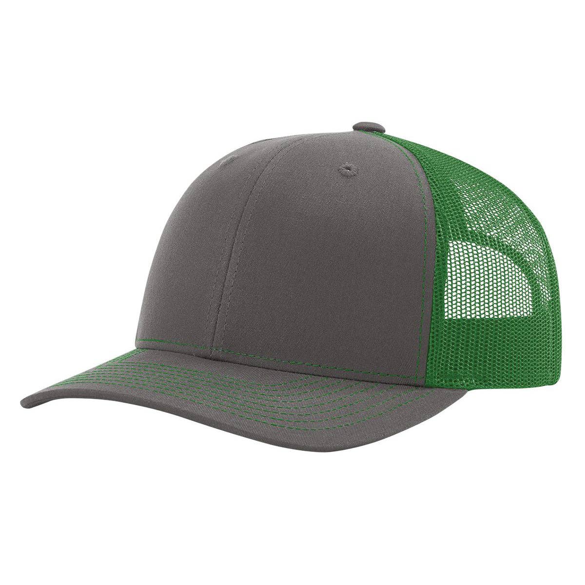 The Park Wholesale - Richardson 112 Classic Premium Trucker Hat, Snapback Cap: Columbia Blue/Black