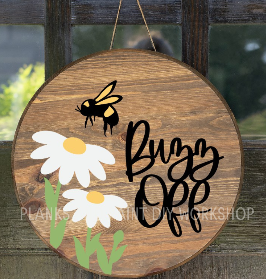 Buzz Off Door Hanger