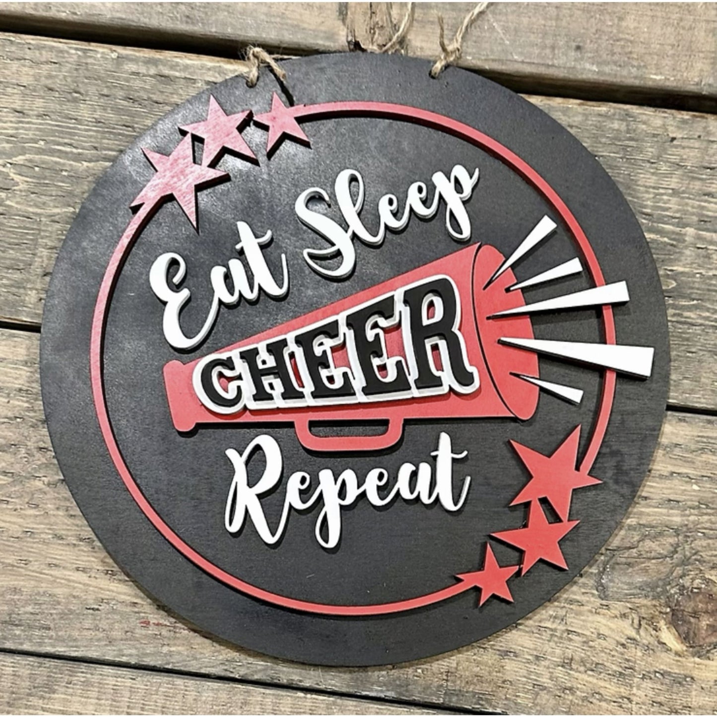 Kids Cheer 10" Round Door Hanger