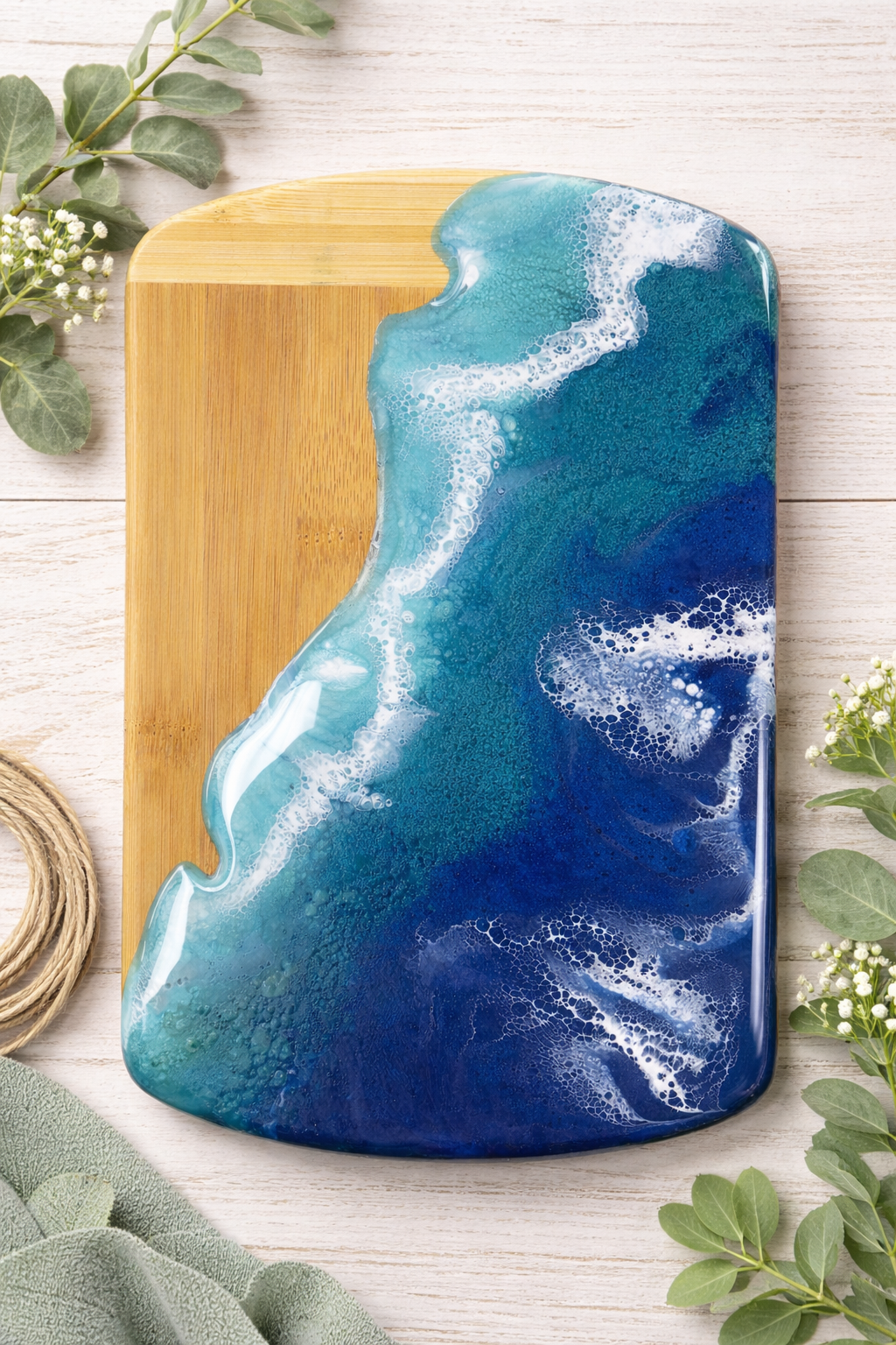 11" Serving Board (No Handle) Epoxy Workshop Choice