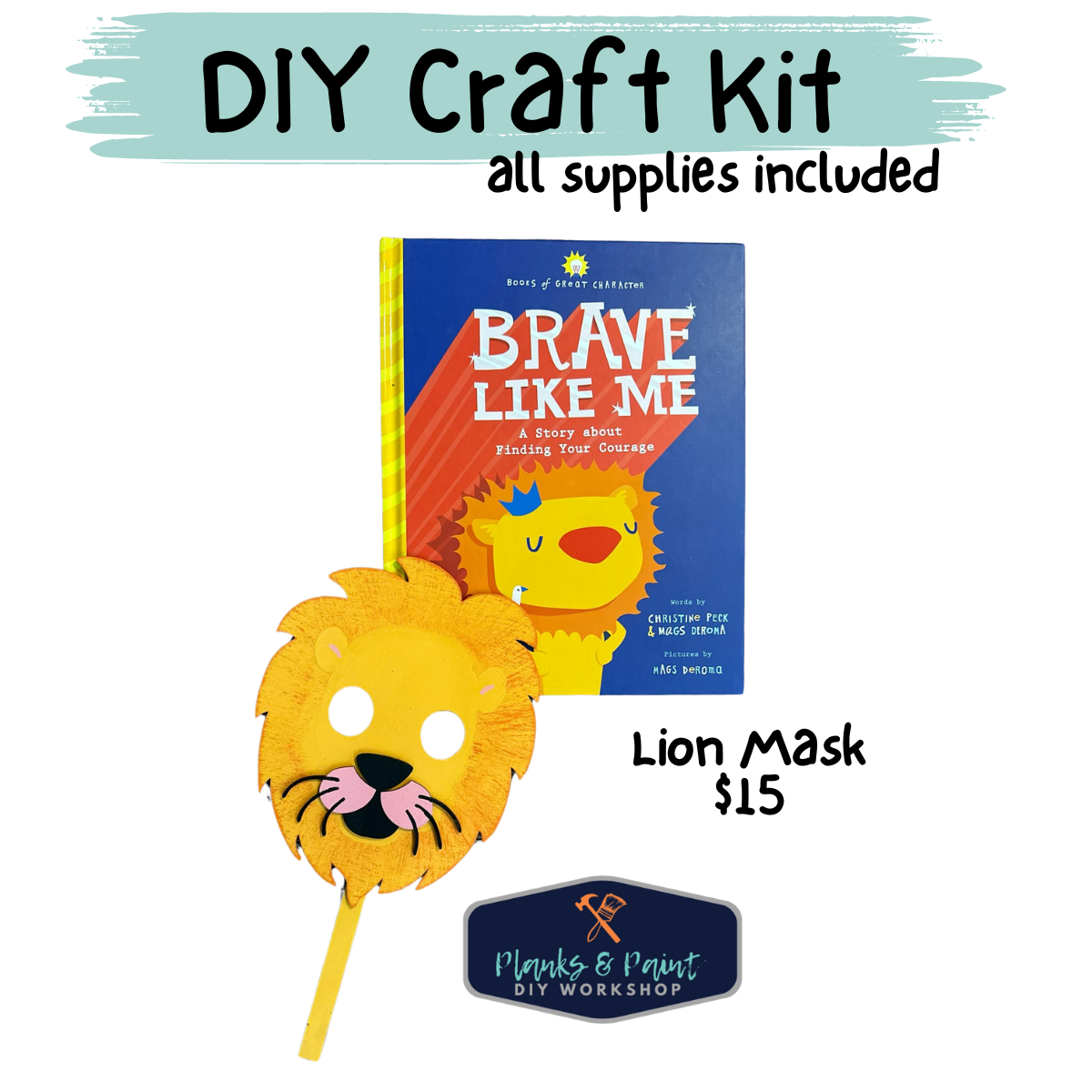 BRAVE LIKE ME LION MASK DIY KIT
