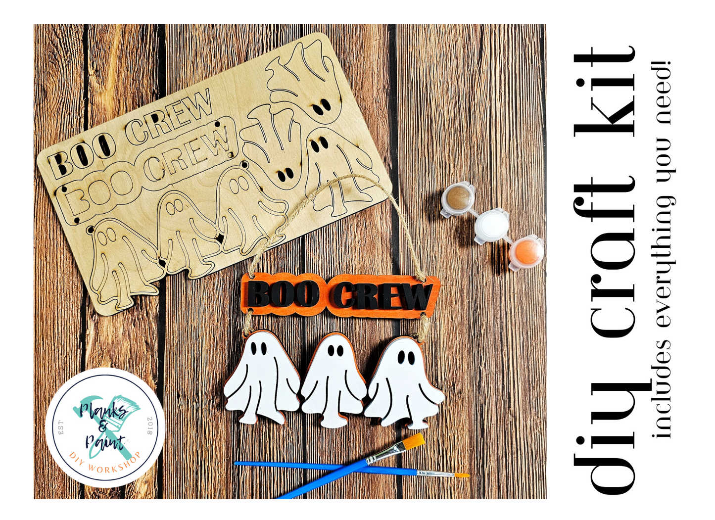 DIY BOO CREW POP OUT KIT