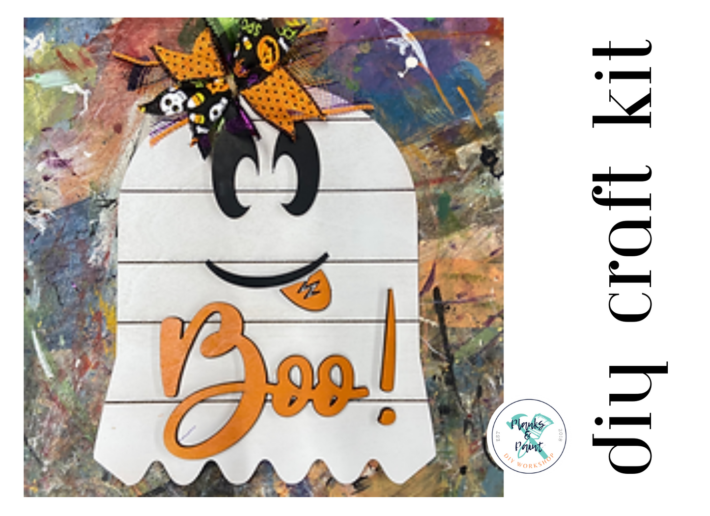 KIDS HALLOWEEN DIY KIT- GHOST