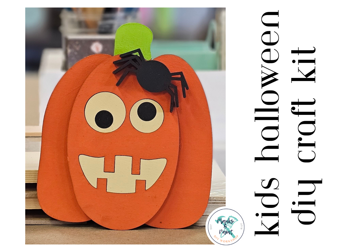 KIDS HALLOWEEN DIY KIT- JACK-O-LANTERN