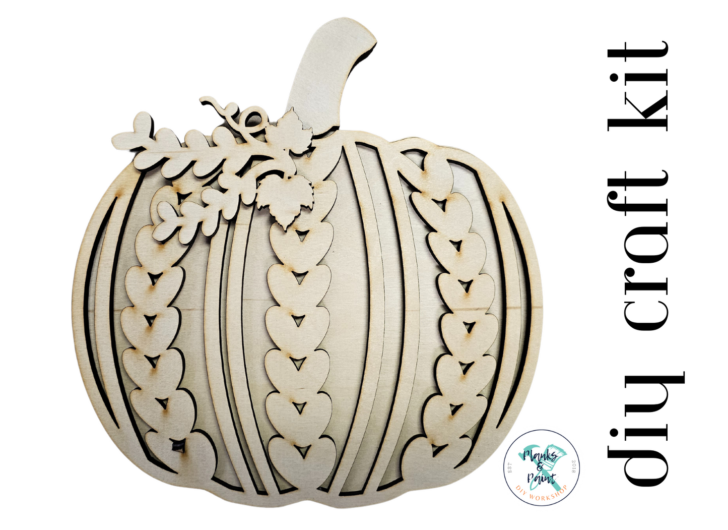 MINI SWEATER PUMPKIN Round Door Hanger