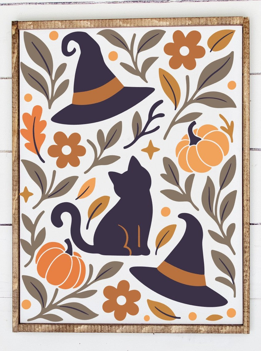 Halloween Cat & Hat