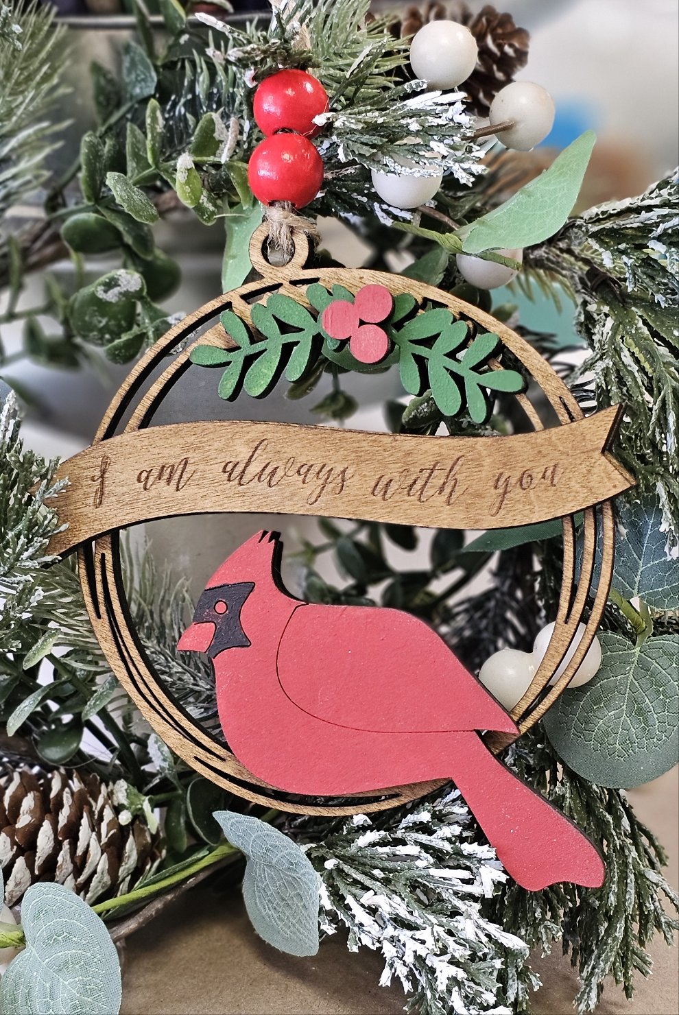 Cardinal Memorial Ornament