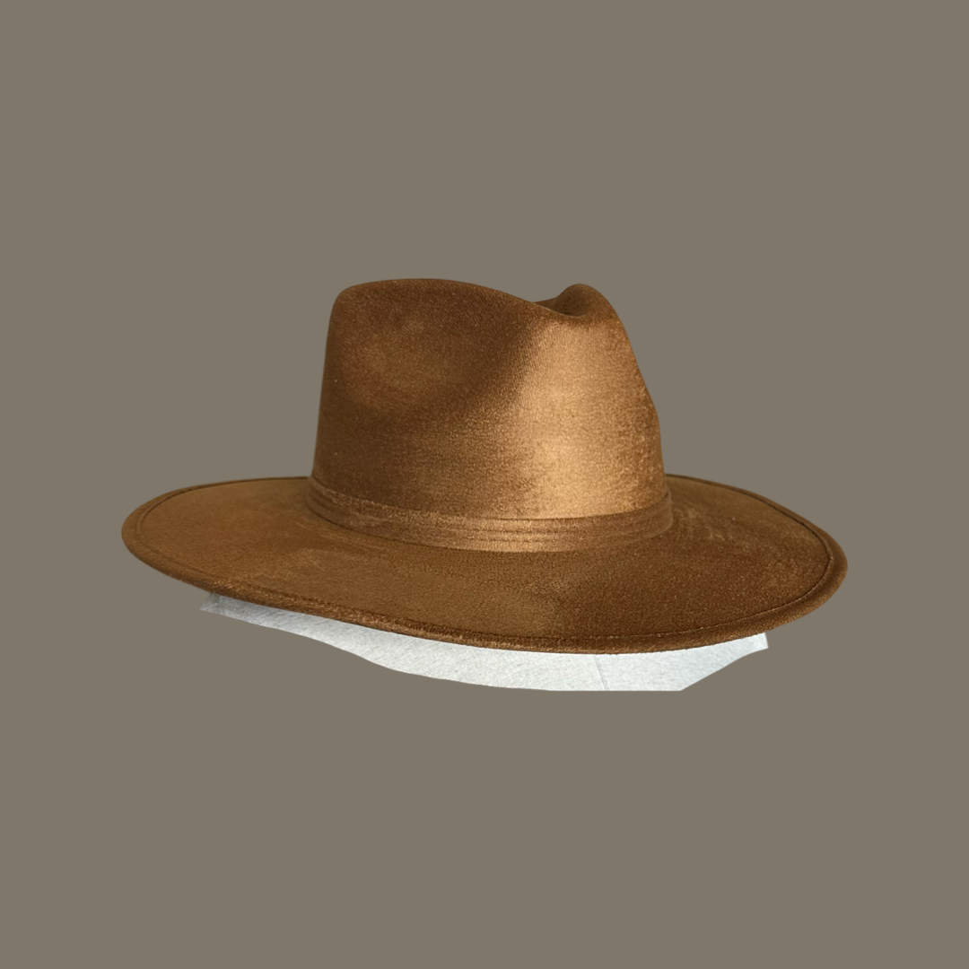 Nati Natash - Rancher Vegan Suede Hat - W: Medium / Khaki