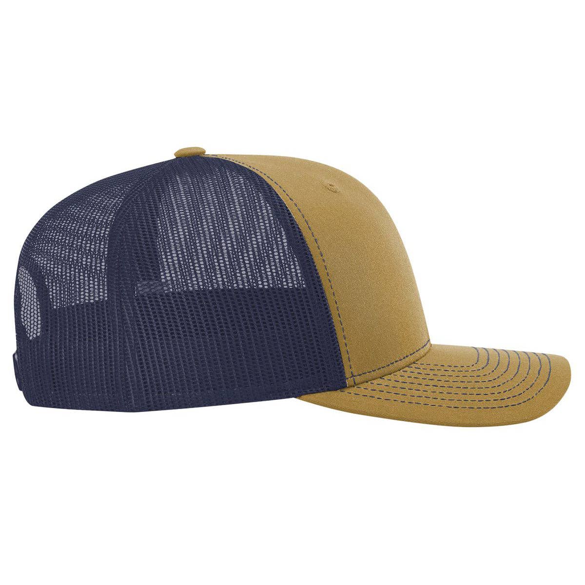The Park Wholesale - Richardson 112 Classic Premium Trucker Hat, Snapback Cap: Columbia Blue/Black