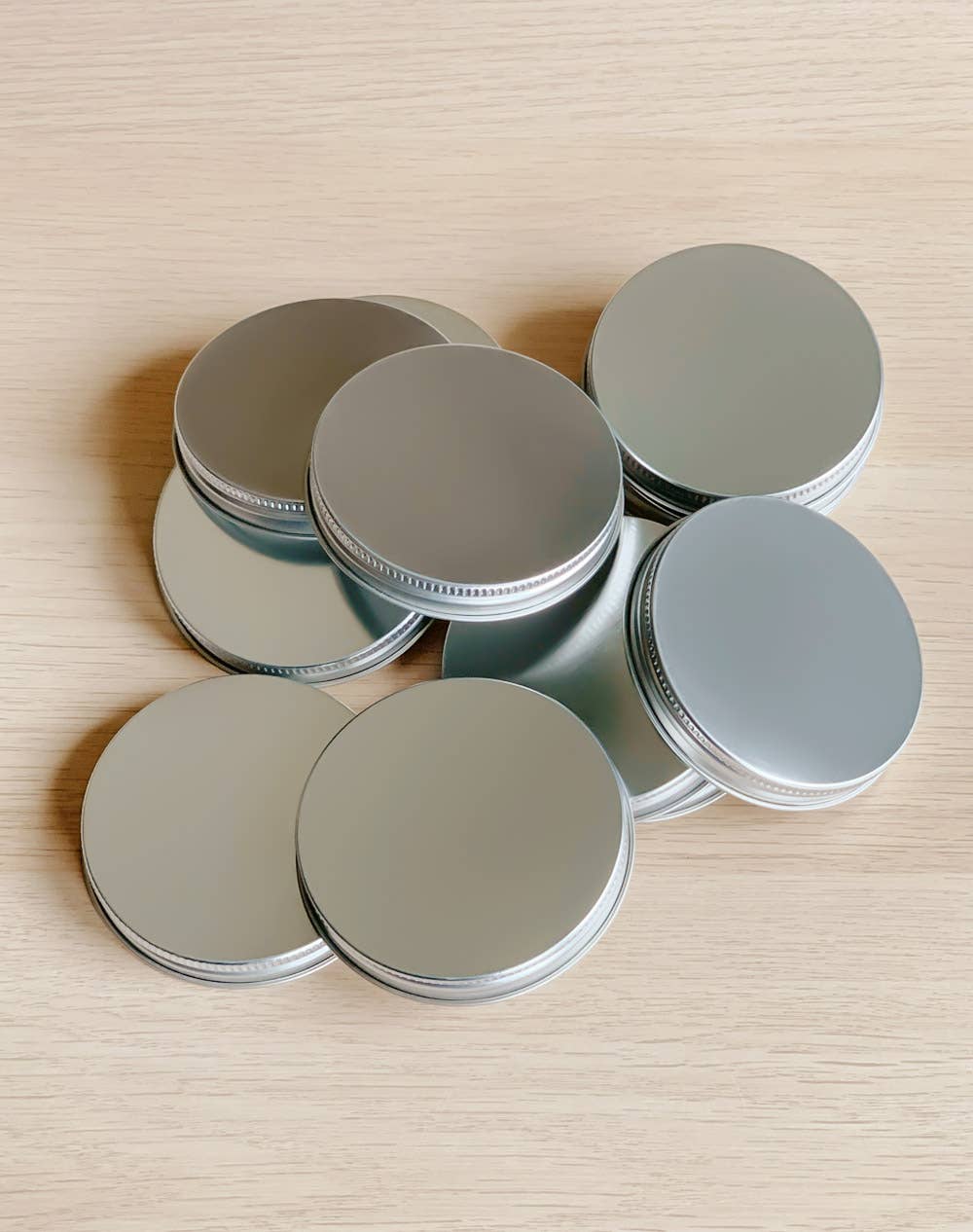 Silver 8 oz. Mixie Lid 12 pk