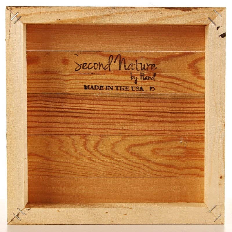 God grant me the serenity to accept the... 10x10 Wall Sign: WR - White Reclaimed with Black Print