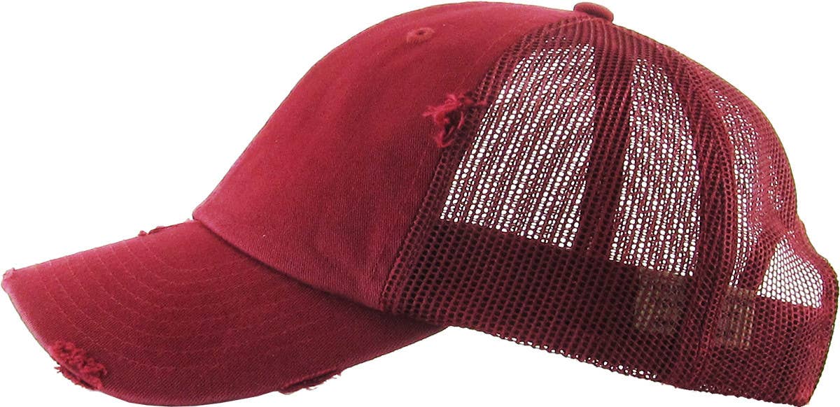 KBETHOS - Vintage Mesh Baseball Cap: HPK-STN