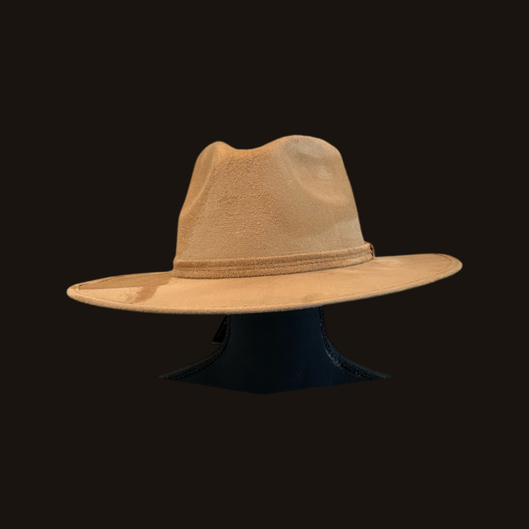 Nati Natash - Rancher Vegan Suede Hat - W: Medium / Khaki